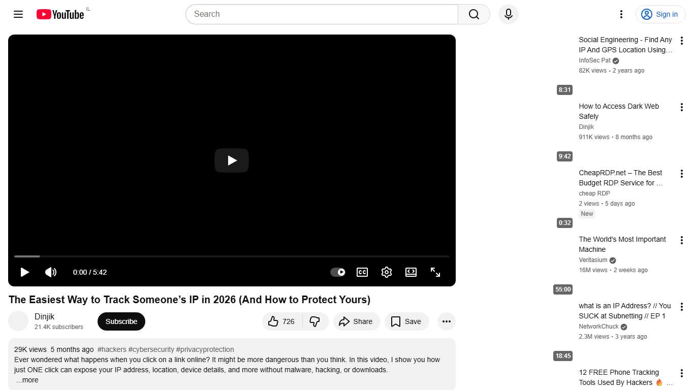 The Easiest Way to Track Someone’s IP in 2026 (And How to Protect Yours) - YouTube